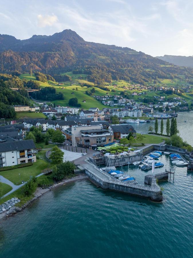 Marina Walensee Hotel Unterterzen Dış mekan fotoğraf